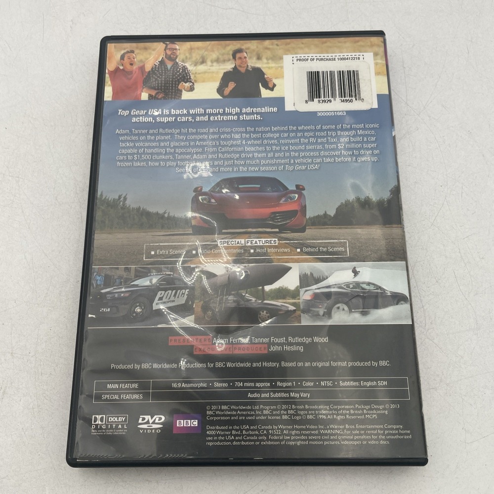 Top Gear: the Complete Third Season 4 DVD SET